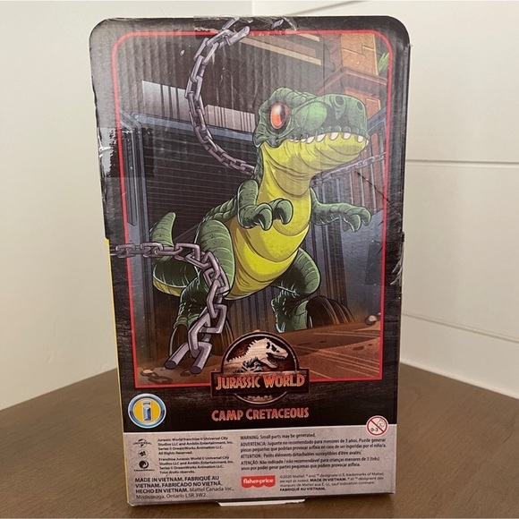 Imaginext XL Jurassic World Camp Cretaceous T-Rex Dinosaur - Picture 3 of 8